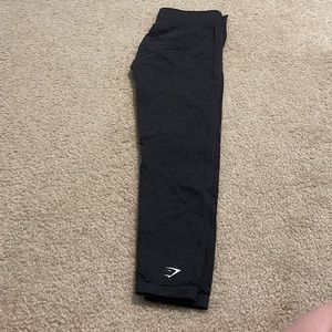 Women’s gym shark leggings Heather Black